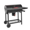 Barbecue a carbone con ruote coperchio ed appoggi laterali Bristol