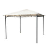 Gazebo da giardino con struttura in acciaio e telo in poliestere 3x4 mt Decor