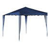 Gazebo in acciaio e poliestere blu 3x3 mt Marilia