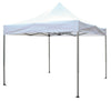 Gazebo pieghevole da esterno 3x3 mt con struttura in alluminio e telo in poliestere Compact