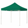 Gazebo pieghevole in acciaio e poliestere verde 3x3 mt Hope