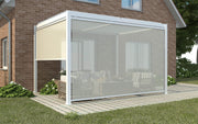 Tenda laterale in textilene per pergola bioclimatica lato 370x218 cm Ocean