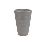 Vaso tondo a cono da esterno giardino in fibra di argilla Ø31x46 cm Lantana