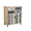 Mobile comò da interno in legno colorato effetto shabby chic Linea Classic Happy Wood