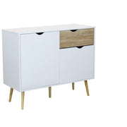 Mobile credenza da interno camera da letto soggiorno in legno con 1 cassetto e 2 ante Linea Elegance