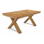 Tavolo da pranzo allungabile fino a 480 cm in legno nobilitato naturale Top Design