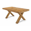 Tavolo da pranzo allungabile fino a 480 cm in legno nobilitato naturale Top Design