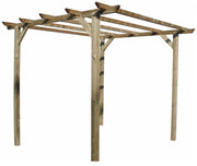 Pergola in legno di pino autoclavato 300x300xH240 cm LASA