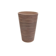 Vaso tondo a cono da esterno giardino in fibra di argilla Ø31x46 cm Lantana