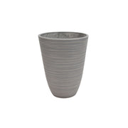 Vaso tondo piccolo a cono da giardino in fibra di argilla Ø25,5x32,5 cm Dicentra