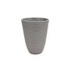 Vaso tondo piccolo a cono da giardino in fibra di argilla Ø25,5x32,5 cm Dicentra