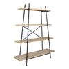 Mobile scaffale da interno in legno e metallo a 4 ripiani Linea Classic Pyramid