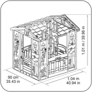 Casetta gioco da giardino per bambini Happy House