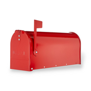 Cassetta postale in lamiera zincata stile americano Alubox America rossa