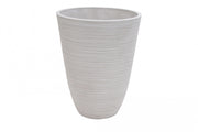 Vaso tondo da esterno giardino in fibra di argilla Ø29x36 cm Primula