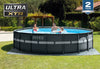 Piscina tonda Ultra Frame XTR con pompa a sabbia cm 549x132 h Intex 26330